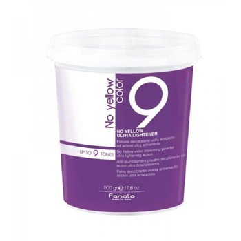 Fanola No Yellow Brightener 500g până la 9 tonuri