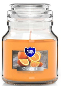 Bispol Scented Candle in Glass 120 g Orange