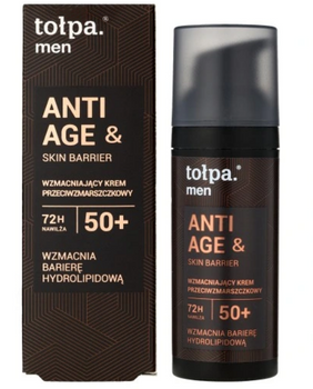 Tolpa Men Anti Age&amp;Skin Barrier Cremă hidratantă antirid 50+ 50 ml