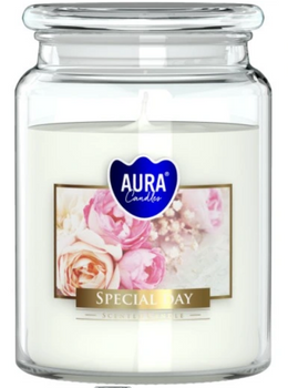 Bispol Lumânare parfumată în sticlă 500 g Zi specială