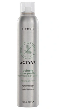 Kemon Actyva Volume &amp; Bounce Dry Spray 200 ml