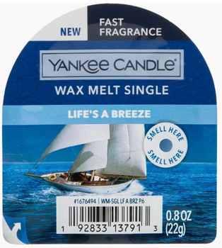 Yankee Candle Cera Classica Life&#39;s A Breeze 22g