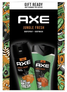 Axe Jungle Fresh Zestaw prezentowy męski Deo spray 150 ml + Żel 250 ml
