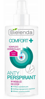 Bielenda Comfort Odświeżający Antyperspirant Do Stóp w Mgiełce Mentol 150 ml