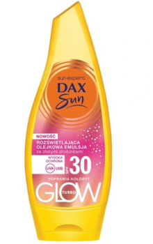 Dax Sun Brightening Oil Sunscreen Emulsion Glow Turbo SPF 30 175 ml
