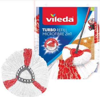 Vileda Turbo rotary mop cartridge 2in1 1+1 spare