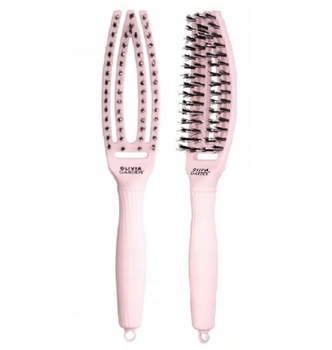 Olivia Garden 94 Finger Brush Pastel Pink Pensula Mica