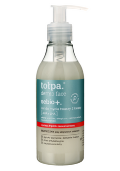 TOŁPA Dermo Face Sebio Face Wash Gel with 4 acids 195 ml