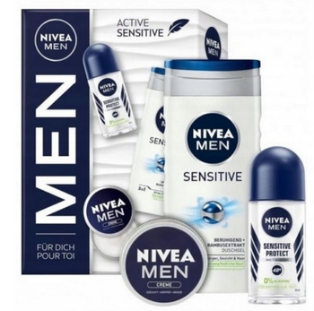 Nivea Active Sensitive men's cosmetics set