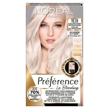 L'Oreal Paris Recital Hair dye Very Very Light Cool Crystal Blonde 11.11 Le Blonding