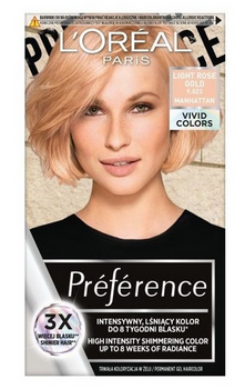 L'Oreal Paris Recital Hair dye Light Rose Gold 9.023 Vivid Colors