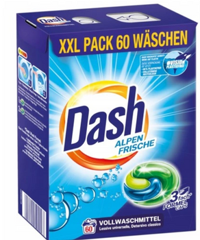 Dash Alpen Frische 3in1 Laundry Capsules 60 pcs