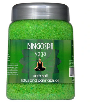 BingoSpa Sale da bagno - loto e olio di cannabis BingoSpa Yoga 850g