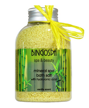 BingoSpa Mineralna Sól do kąpieli Jacuzzi bath van 650g z  kw.hialuronowym