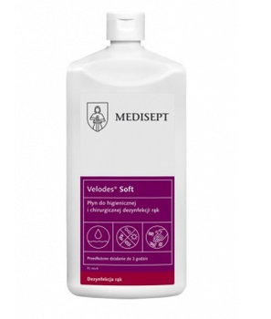 Medisept Velodes Soft Alcool lichid pentru dezinfecția igienică și chirurgicală a mâinilor și a pielii 500 ml