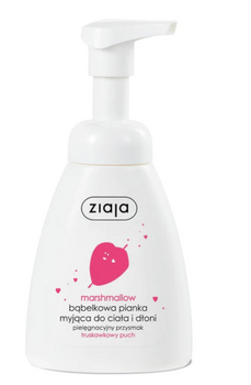 Ziaja Marshmallow Bubble Washing Foam for Body and Hands 250 ml