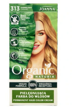 Joanna Naturia Organic Farba do włosów Karmelowy 313