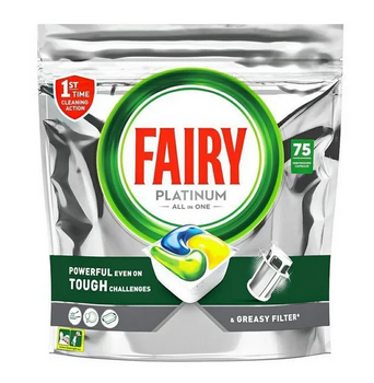 Fairy Platinium All in One Dishwasher capsules 75 pcs