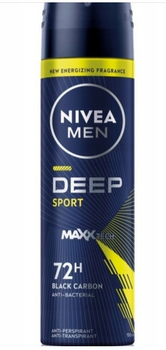 Nivea Men Deep Sport 72h Antyperspirant Spray 150 ml