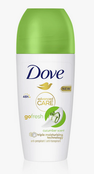Dove Women Advanced Care Go Fresh Cucumber &amp; Green Tea Antiperspirant Roll-On 50 ml