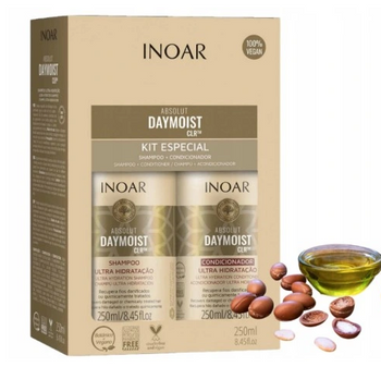 INOAR DUO Daymoist Shampoo 250 ml + Balsamo 250 ml