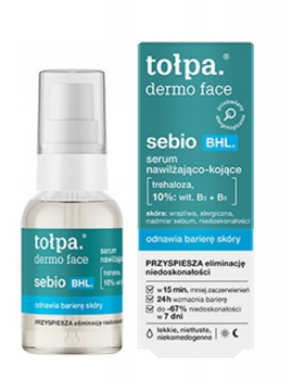 TOŁPA Dermo Face Sebio BHL Moisturizing and Soothing Face Serum 10% Vit B3 + B5 30 ml