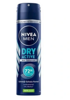 Nivea Men Dry Active Antiperspirant for men 150 ml