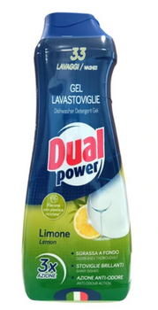 Dual Power Limone Gel concentrat pentru spălarea vaselor de spălat vase 660 ml