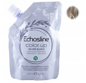 Mască ECHOSLINE COLOR UP Silver Blond 150ml
