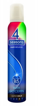 Professional Pianka do włosów 4 Seasons Super Hold 225 ml