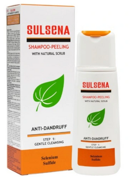 Sulsena Anti-Dandruff przeciwłupieżowy Szampon z naturalnym peelingiem 150 ml