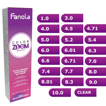 Fanola Farbe Farbe Zoom 100ml