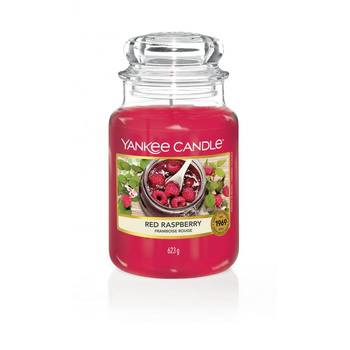 Yankee Candle Borcan Roșu de Zmeură Mare 623g