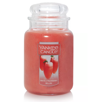 Yankee Candle Giara Grande Fragola Bianca Campana 623g