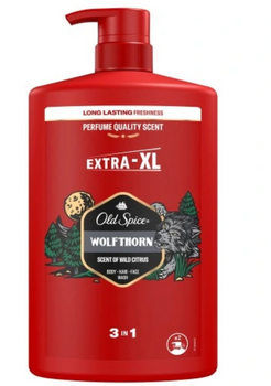 Old Spice Shower Gel 3 in 1 Wolfthorn 1000 ml