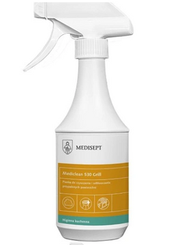 Medisept Mediclean 530 Grill Spray Foam for cleaning ovens and degreasing burnt surfaces 500 ml