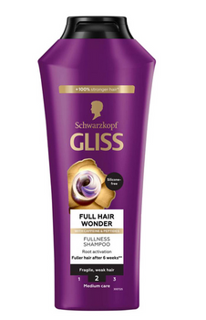 Schwarzkopf Gliss Szampon Do Włosów  Full Hair Wonder 400 ml