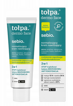 TOŁPA Dermo Face Sebio Krem normalizujący nawilżający do twarzy 40 ml