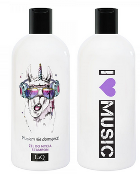 Laq Gel detergente e shampoo per capelli 2in1 300 ml LAMA