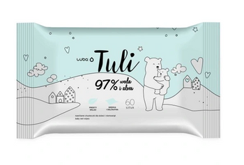 Luba Tuli Wet wipes 97% Water and Aloe 60 pieces