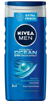 Nivea Men Gel de duș Fresh Ocean 250 ml
