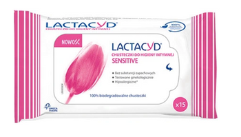 Lactacyd Sensitive Intimpflege-Tücher 15 Stück