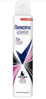 Rexona Motion Advanced Protection Invisible Pure Women's Deodorant 200 ml