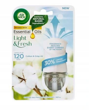 Air Wick Electric Air Freshener Cotton și Crisp Air 19 ml