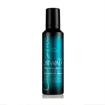 TIGI CATWALK CURLESQUE LIGHTWEIGHT MOUSSE 200ml SPUMĂ LEJĂ PENTRU PAR CRET ȘI DIFICIL DE ÎMBLÂNCIT