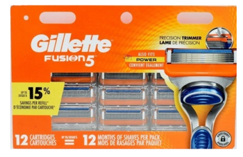 Gillette Fusion 5 Power Knives Rezerve 12 buc