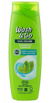Wash&amp;Go Shampoo Menthol 360 ml