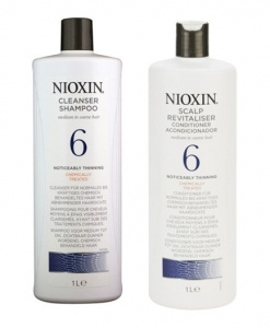 NIOXIN 6 Duo Set 2x1000ml Shampoo + Balsamo