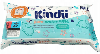 Kindii Pure Water wipes 60 pcs