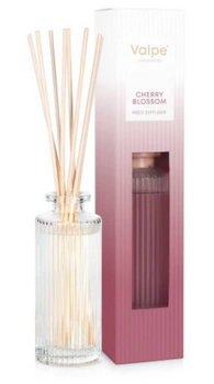 Bispol Diffuser Fragrance sticks in ribbed glass 135 ml Cherry Blossom
